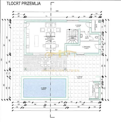 Casa progettata con piscina - 3 camere da letto